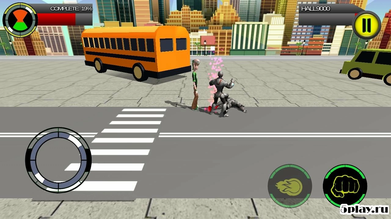 Скриншот Ben Super Alien Fighter Hero : Action Game