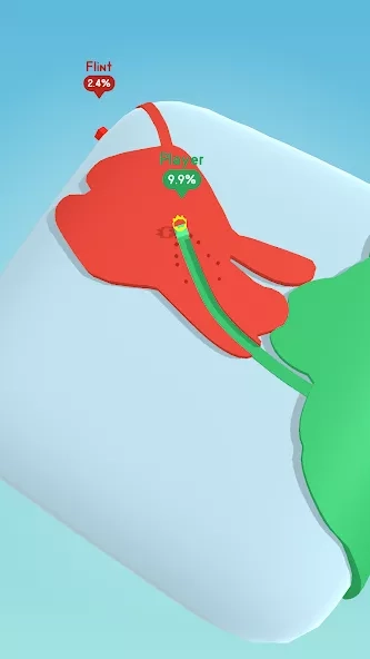 Скриншот Paper.io 3D
