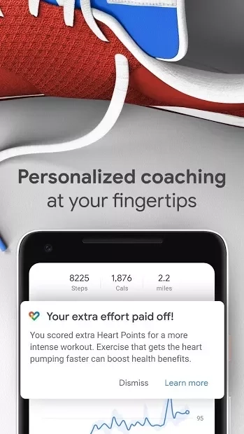 Скриншот Google Fit – здоровье и трекер активности