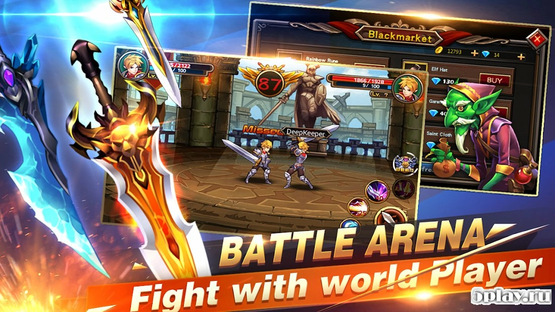 Скриншот Brave Knight: Dragon Battle