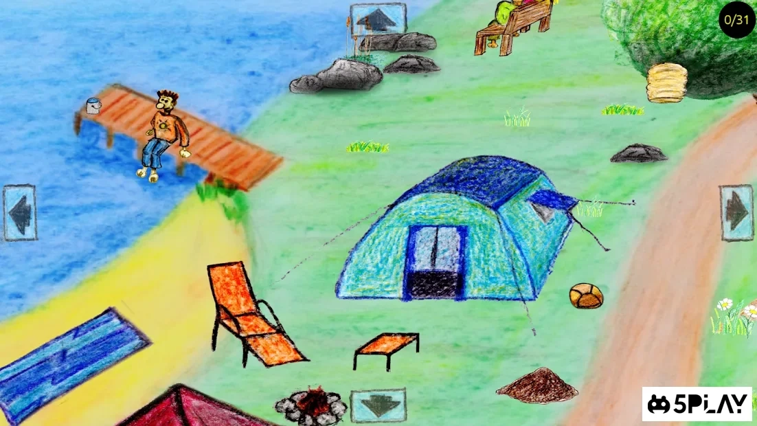 Скриншот Camping - Wimmelbild für kleine Kinder