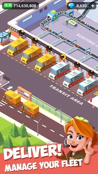 Скриншот Idle Courier