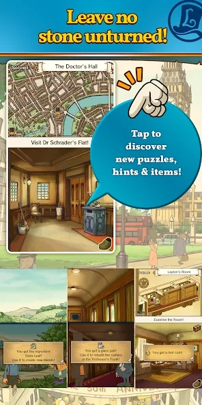 Скриншот Layton: Pandora’s Box in HD