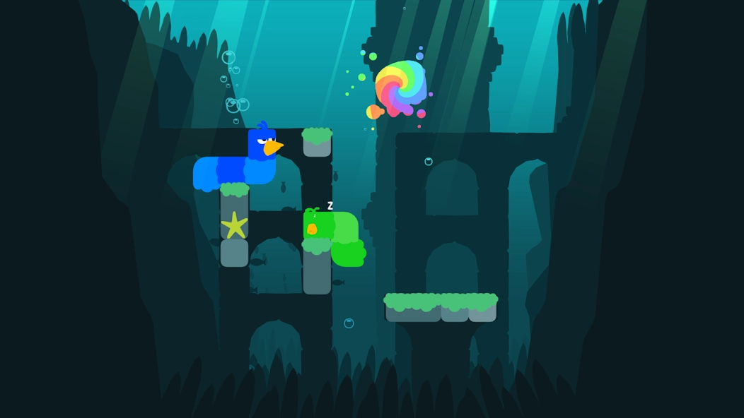 Скриншот Snakebird