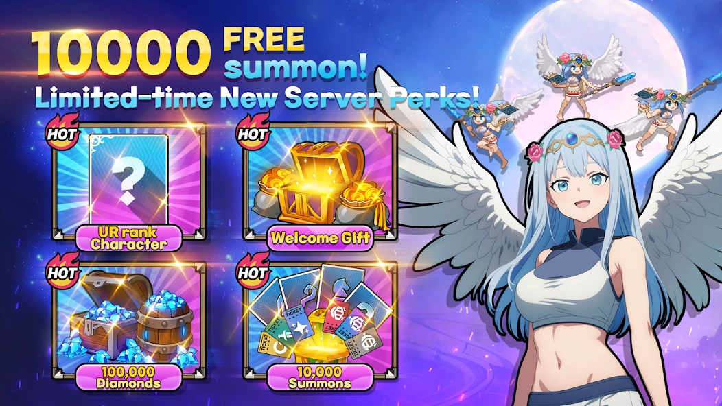Скриншот Conquest Girls: AFK Idle RPG