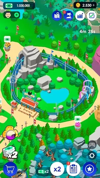 Скриншот Idle Theme Park Tycoon