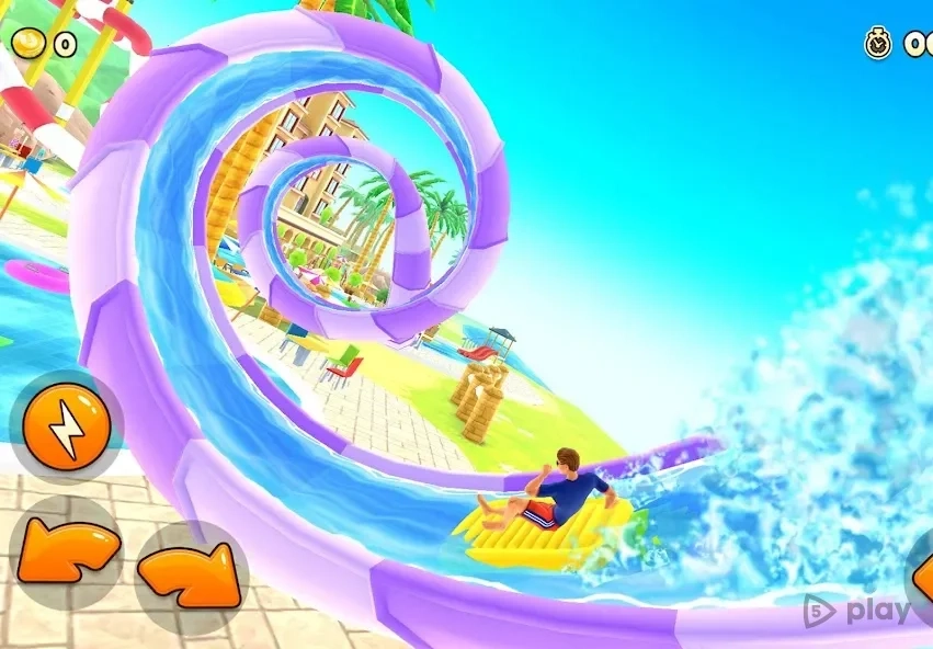 Скриншот Uphill Rush Water Park Racing