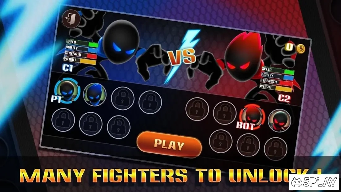 Скриншот Stickman Warriors:UFB Fighting