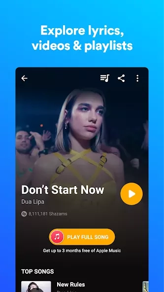 Скриншот Shazam