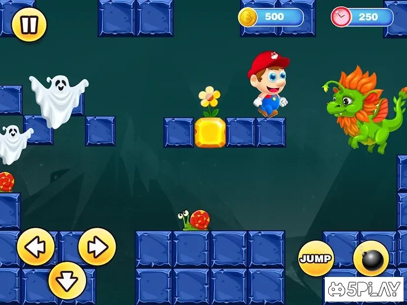 Скриншот Super Adventure Mari Run - Free endless game