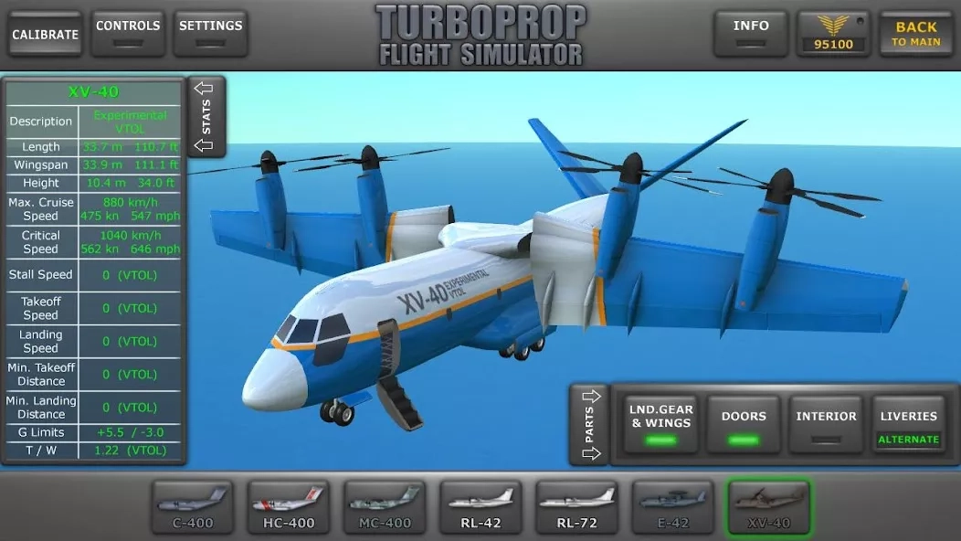 Скриншот Turboprop Flight Simulator 3D