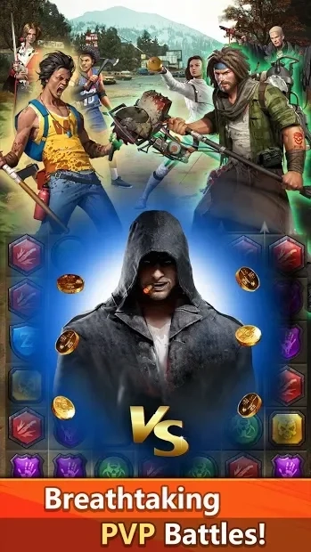 Скриншот Zombies & Puzzles: RPG Match 3
