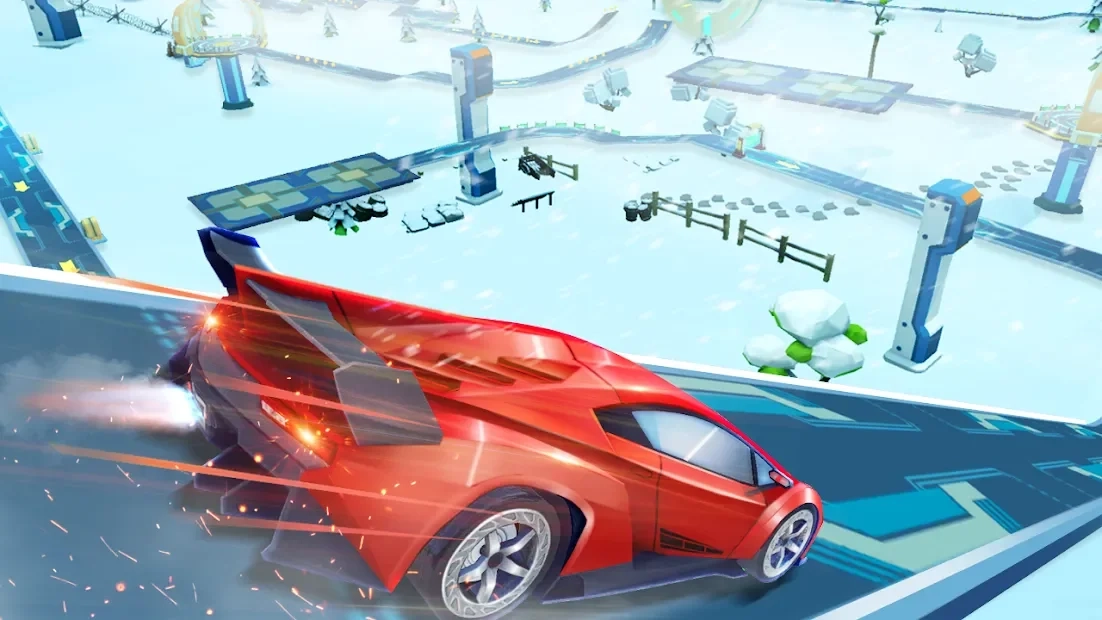 Скриншот Мега рампы - Galaxy Racer