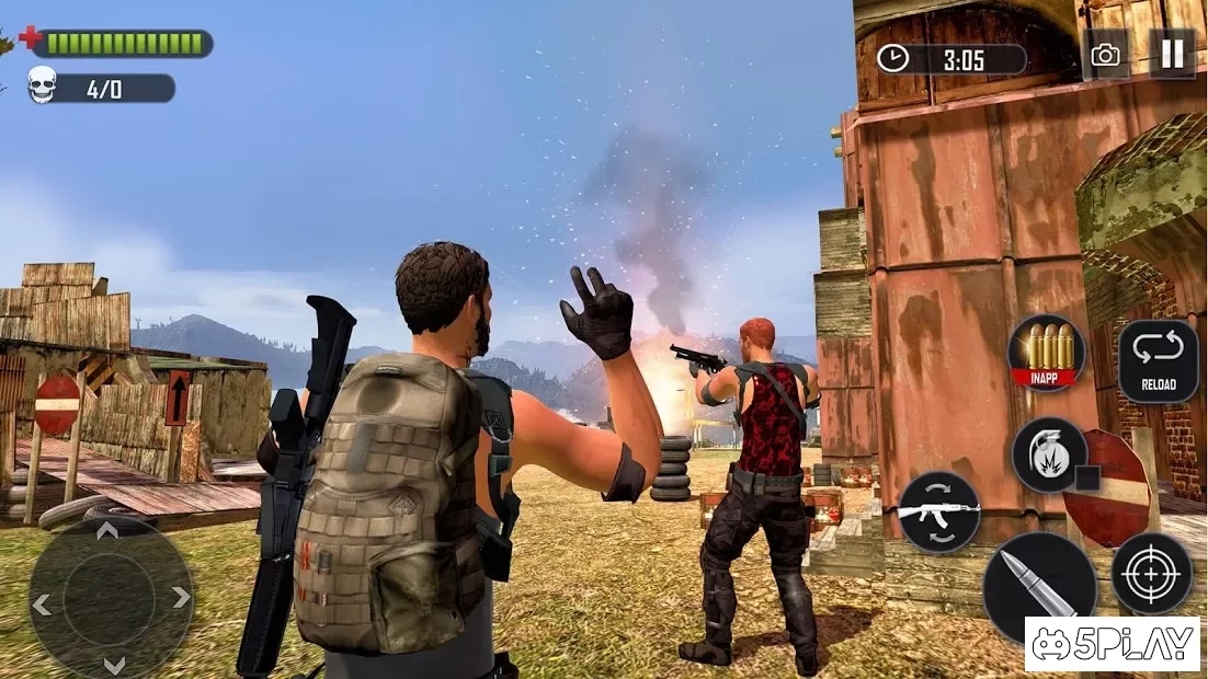 Скриншот Battleground Fire : Free Shooting Games 2019