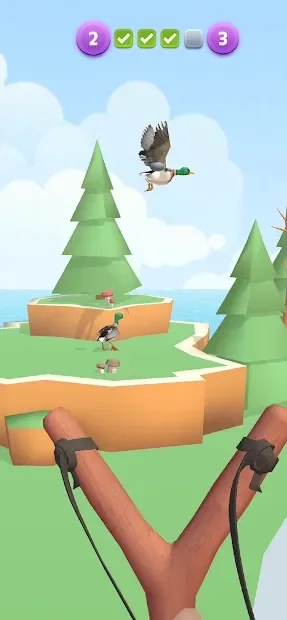 Скриншот Sling Birds 3D