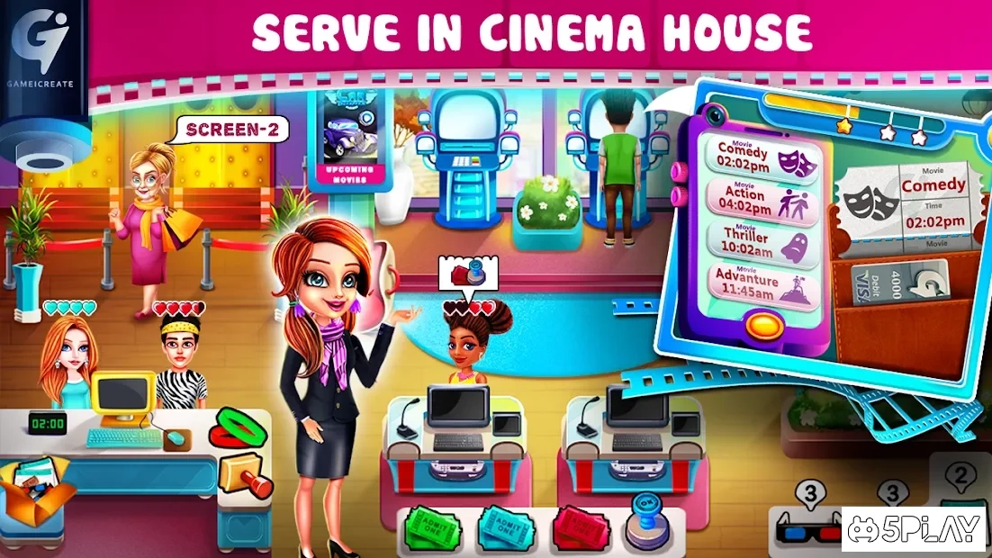 Скриншот Hollywood Films Movie Theatre Tycoon Game