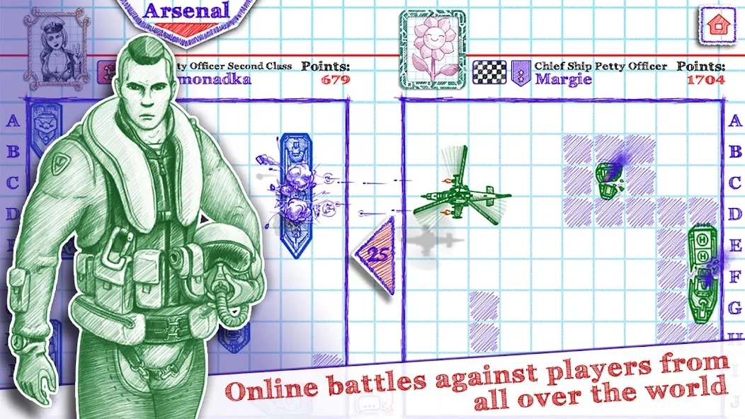 Скриншот Sea Battle 2
