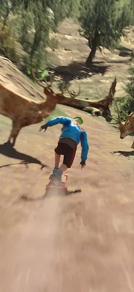Скриншот Downhill Racer