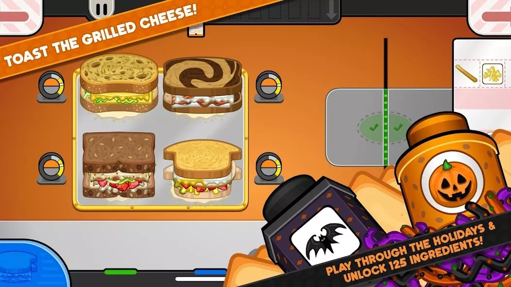 Скриншот Papa’s Cheeseria To Go!