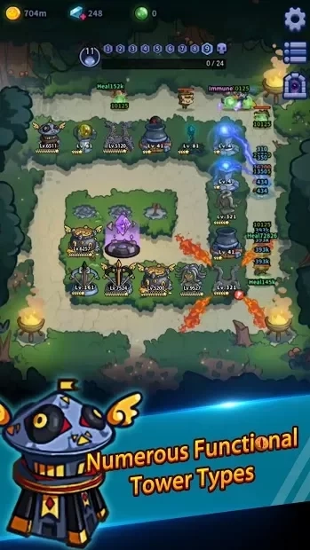 Скриншот Idle Defense: Dark Forest