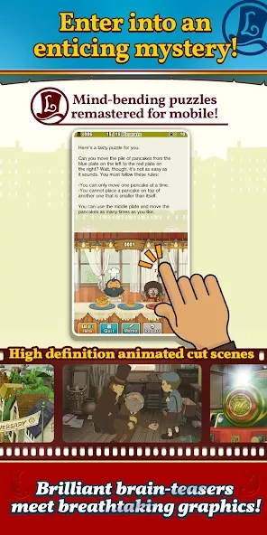 Скриншот Layton: Pandora’s Box in HD