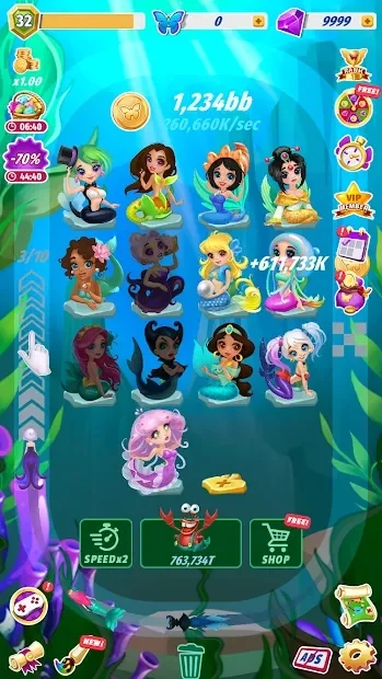 Скриншот Merge Fairies - Best Idle Clicker