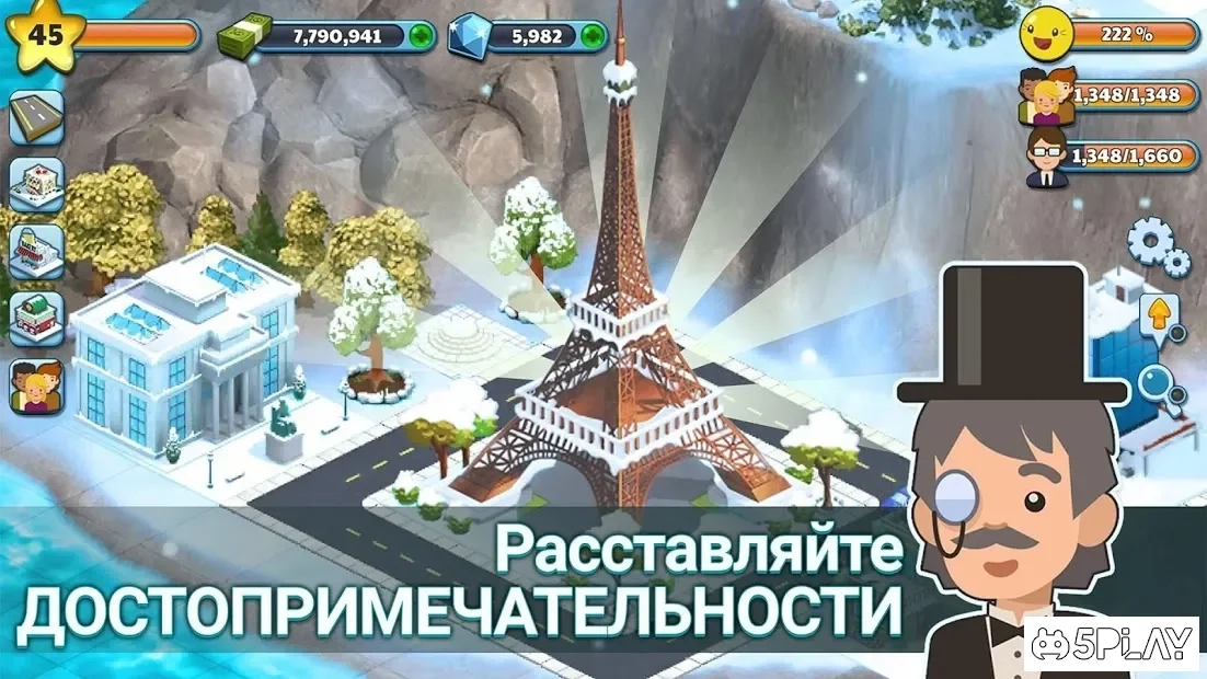 Скриншот Snow Town - Ice Village World: Winter City