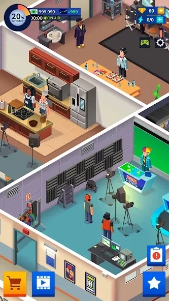 Скриншот TV Empire Tycoon – Idle Management Game