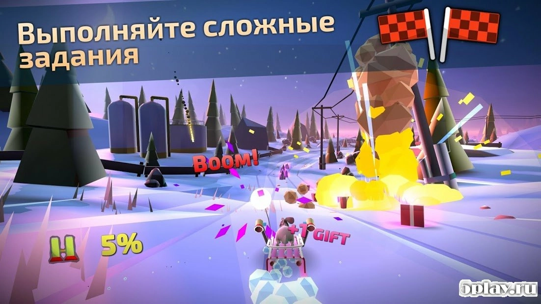 Скриншот Animal Adventure: Downhill Rush