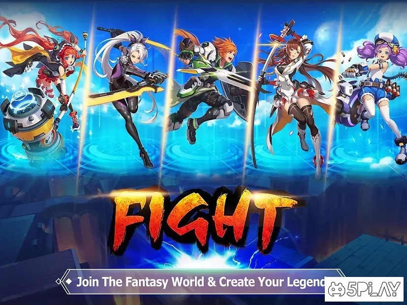 Скриншот Blade & Wings: Future Fantasy 3D Anime MMORPG Game