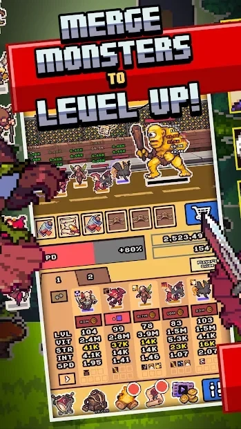 Скриншот Idle Monster Frontier - team rpg collecting game