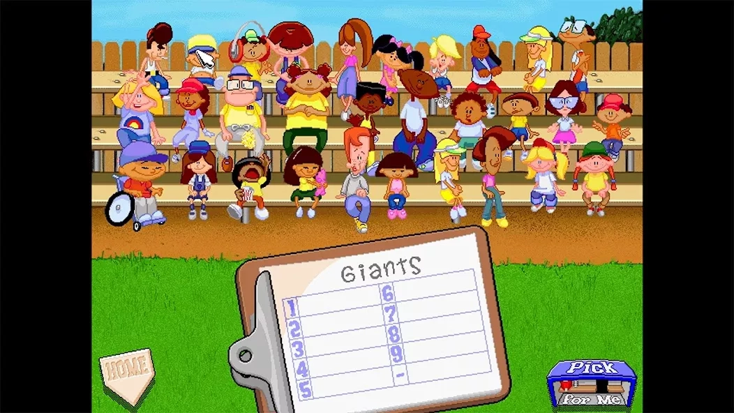 Скриншот Backyard Baseball ’97