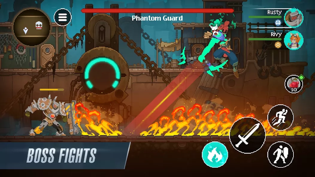 Скриншот Driftfall: Pixel Action RPG