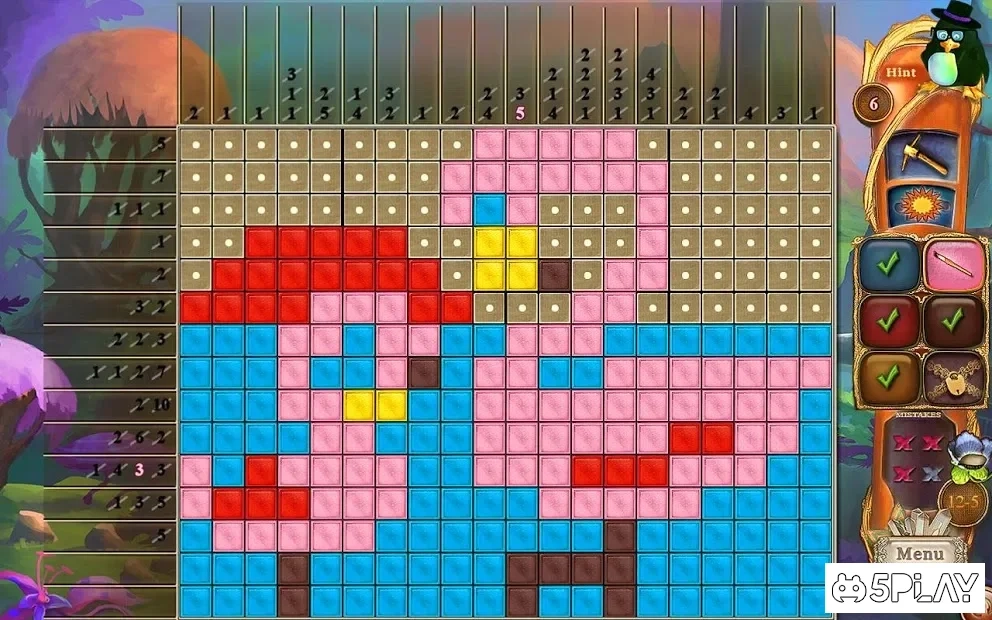 Скриншот Fantasy Mosaics 29: Alien Planet