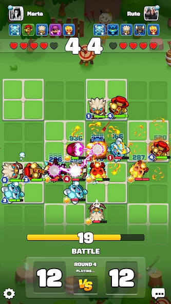 Скриншот Hero Tactics: 2 Player Game