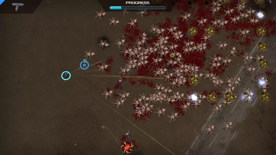 Скриншот Crimsonland