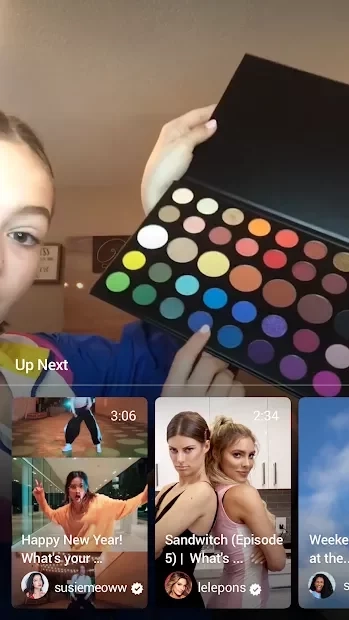 Скриншот IGTV