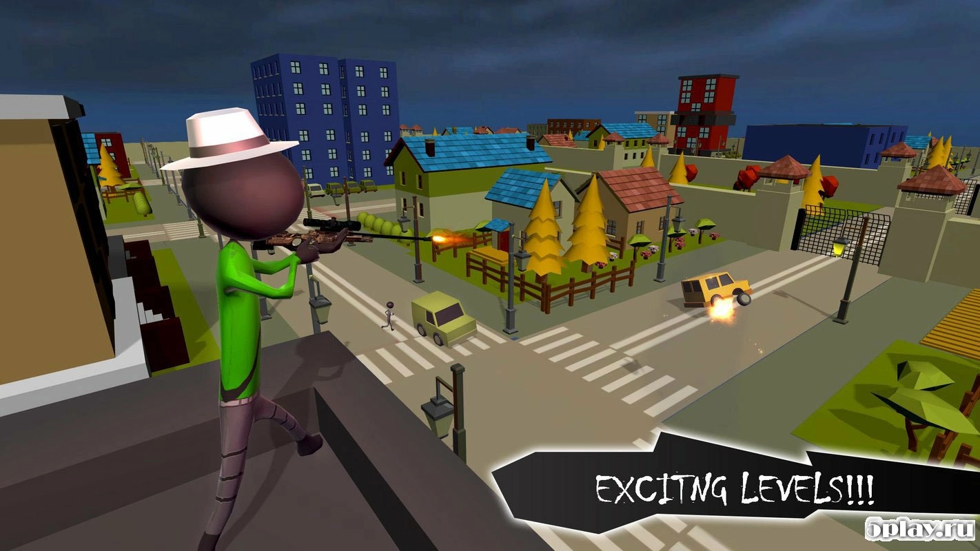 Скриншот Stickman Crime City Escape
