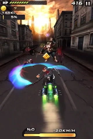 Скриншот Death Moto 2 : Zombile Killer - Top Fun Bike Game