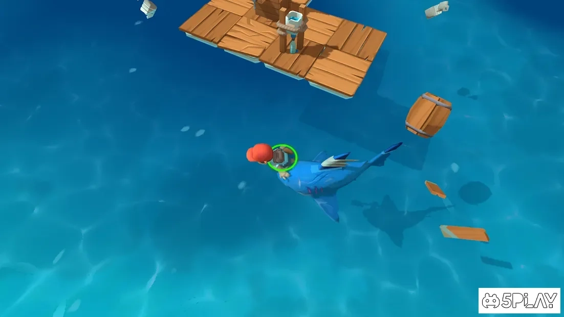 Скриншот Epic Raft: Fighting Zombie Shark Survival