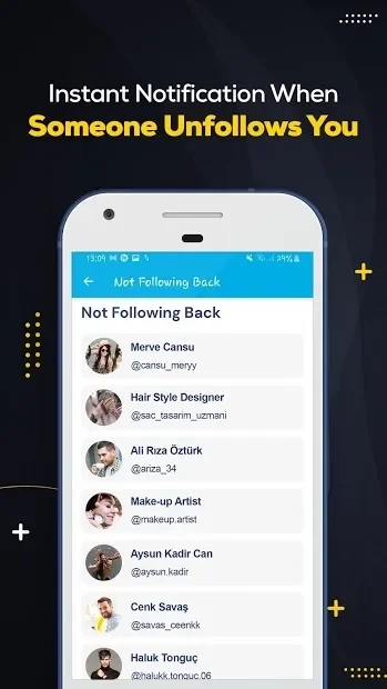 Скриншот InLog - Кто смотрел мой профиль Instagram