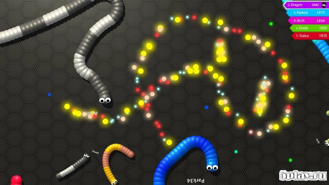 Скриншот Slithering Snake.io