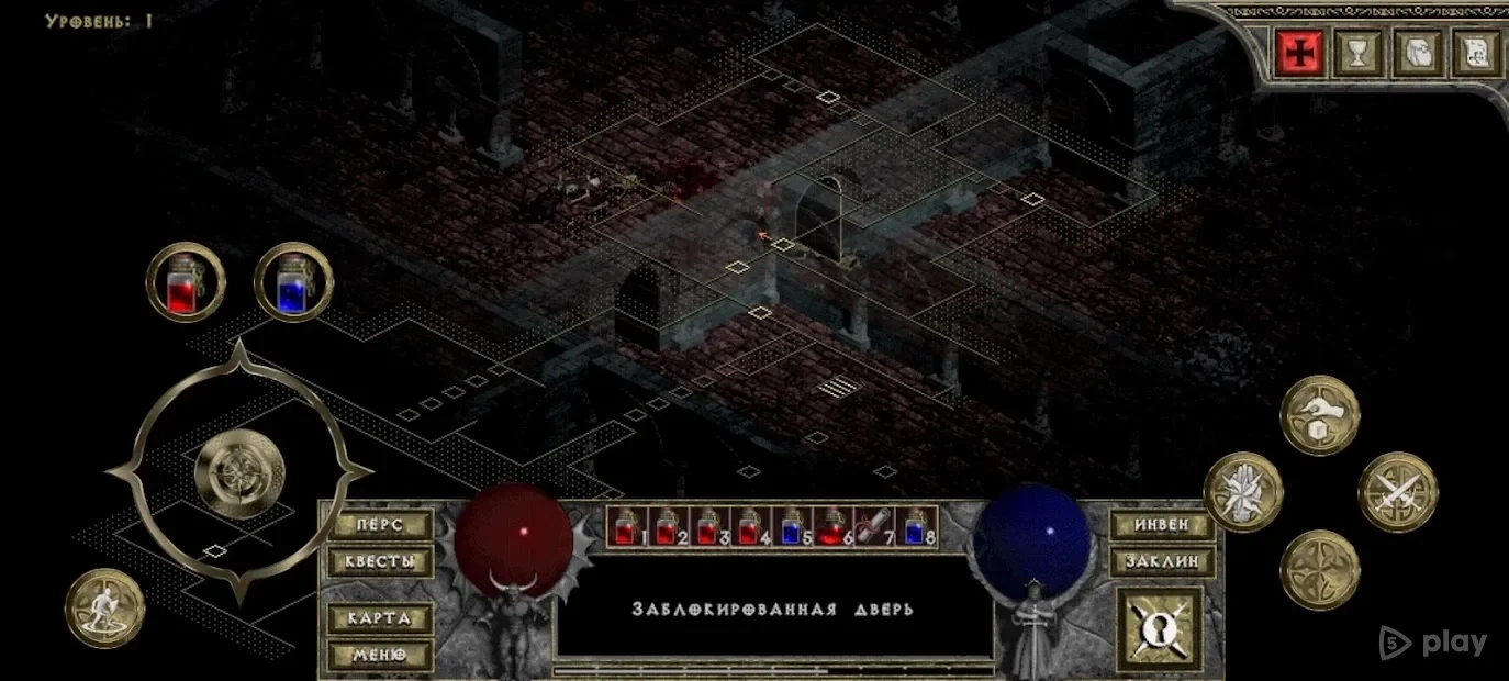Скриншот DevilutionX - порт Diablo