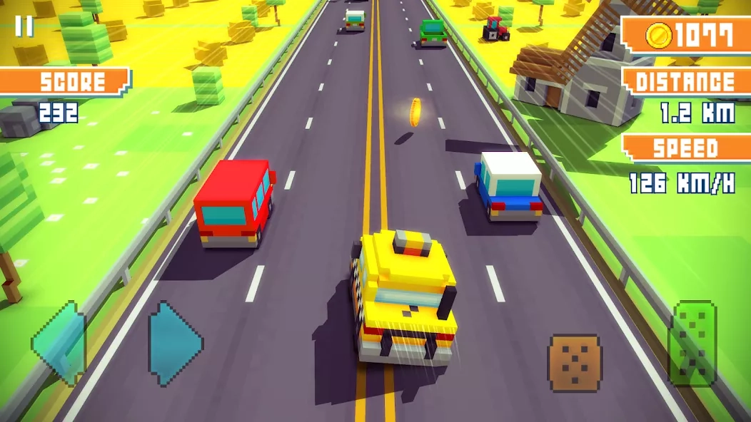 Скриншот Blocky Highway