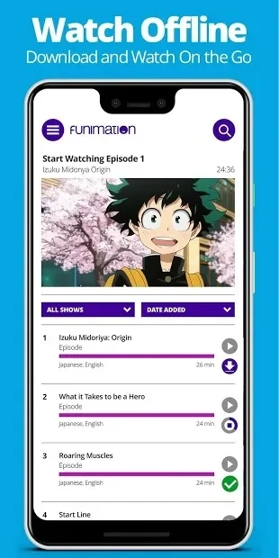 Скриншот Funimation