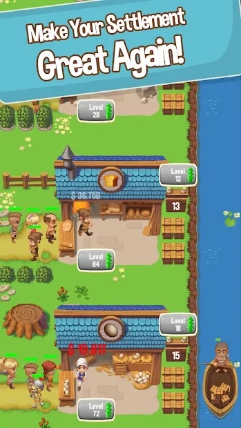 Скриншот Idle Settlers: Medieval Trading Tycoon