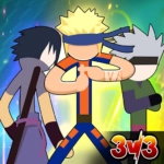 Stickman Ninja – 3v3 Battle Arena