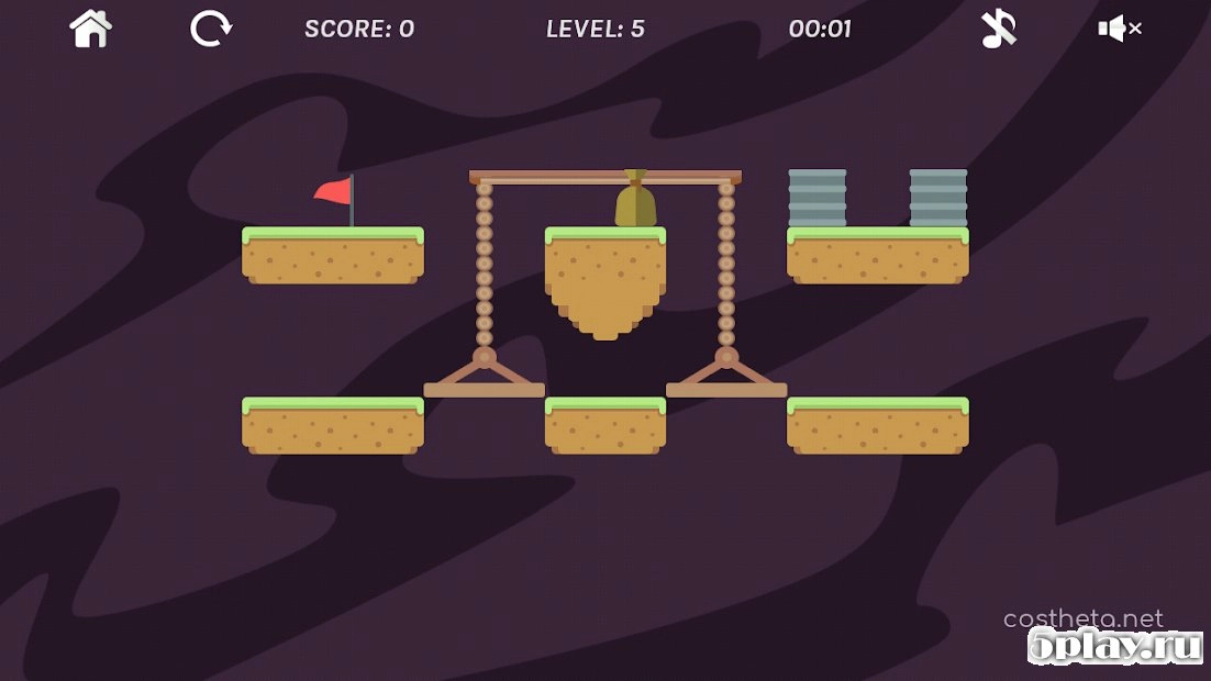 Скриншот AntiGavity Puzzle Game (a game of logic)