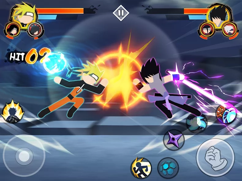 Скриншот Stickman Ninja – 3v3 Battle Arena