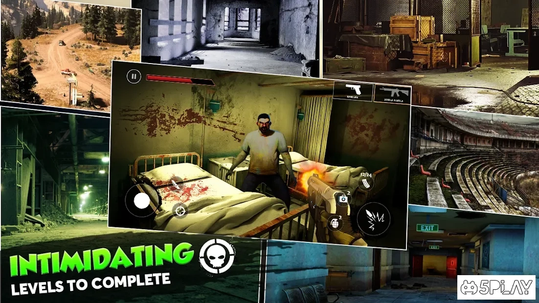Скриншот Z-Escape 3D: FPS Zombie Shooter Game